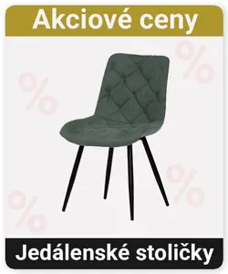 Akciové jedálenské stoličky