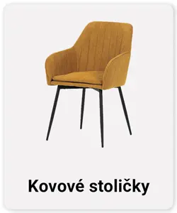 Jedálenské kovové stoličky