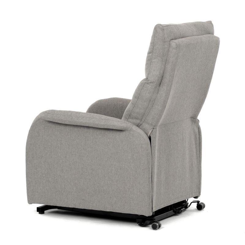 Elegantné elektrické polohovacie kreslo v krémovom prevedení