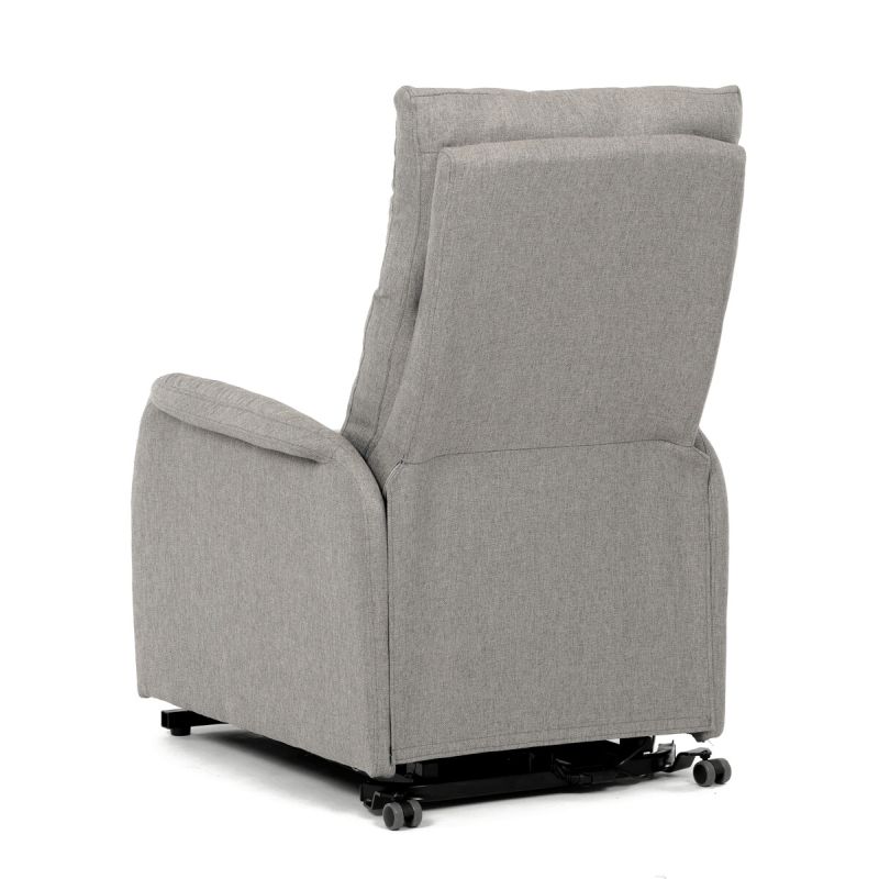 Elegantné elektrické polohovacie kreslo v krémovom prevedení