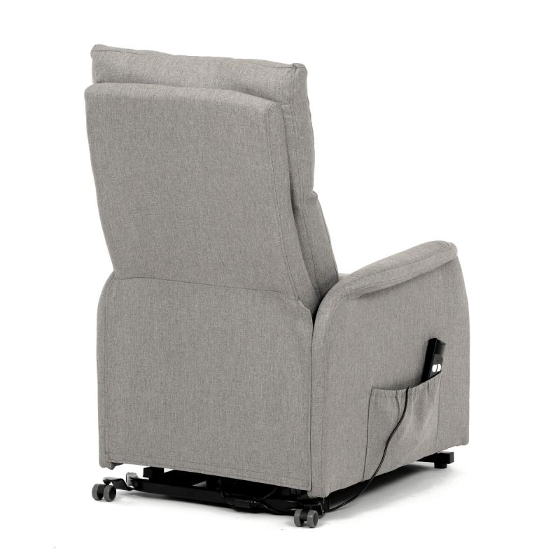 Elegantné elektrické polohovacie kreslo v krémovom prevedení
