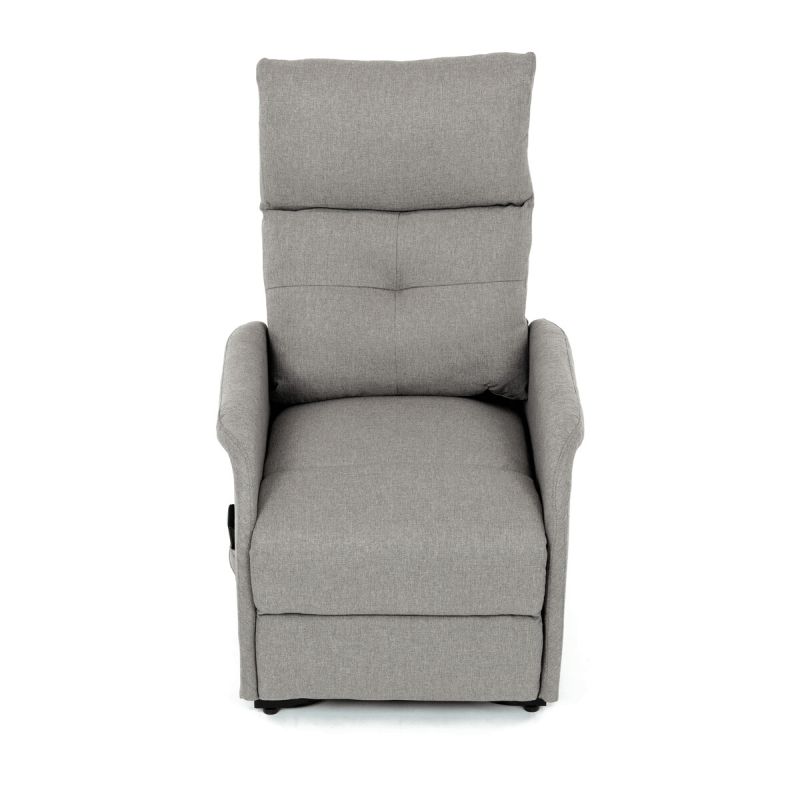 Elegantné elektrické polohovacie kreslo v krémovom prevedení