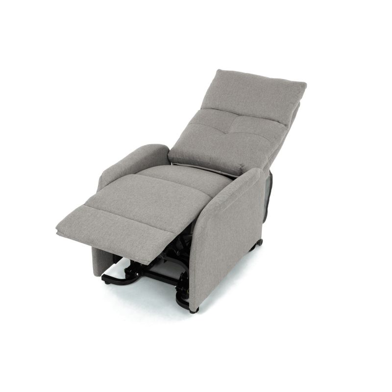 Elegantné elektrické polohovacie kreslo v krémovom prevedení