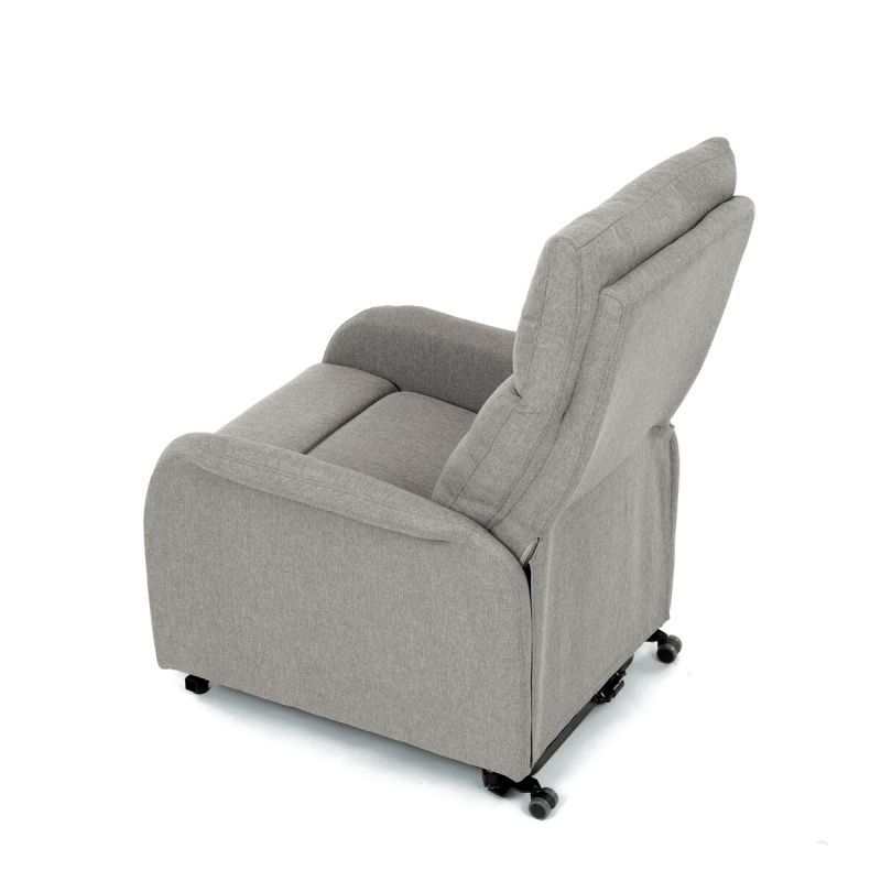 Elegantné elektrické polohovacie kreslo v krémovom prevedení