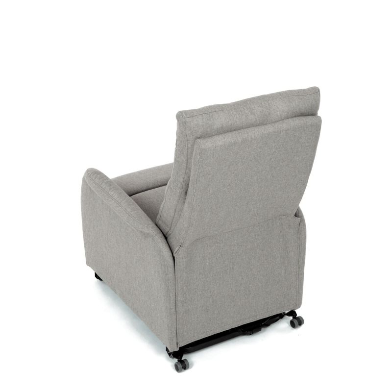 Elegantné elektrické polohovacie kreslo v krémovom prevedení