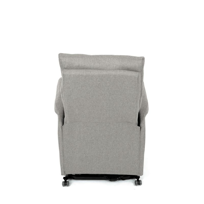 Elegantné elektrické polohovacie kreslo v krémovom prevedení
