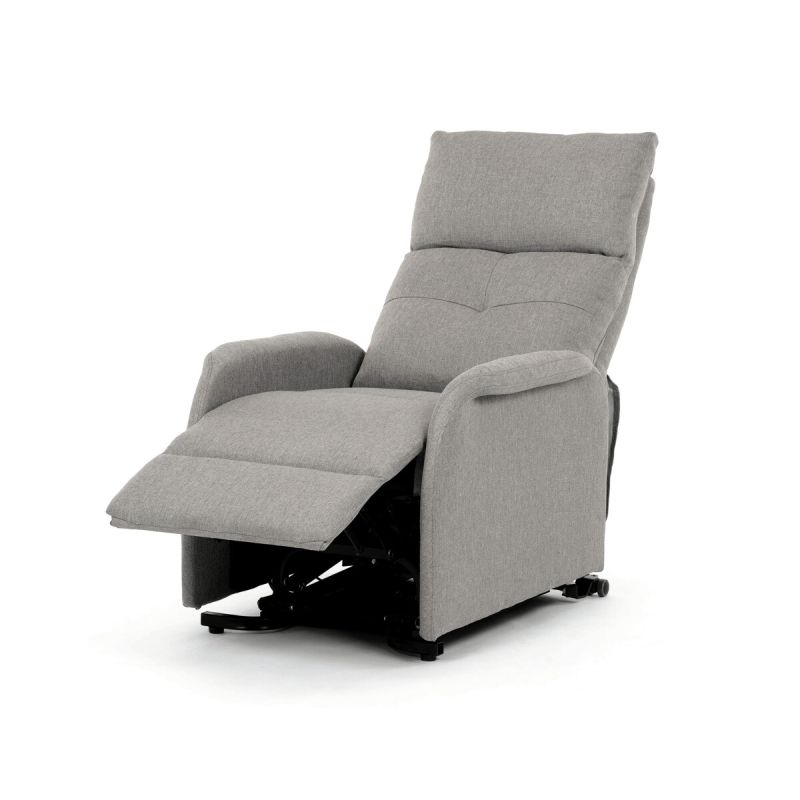 Elegantné elektrické polohovacie kreslo v krémovom prevedení