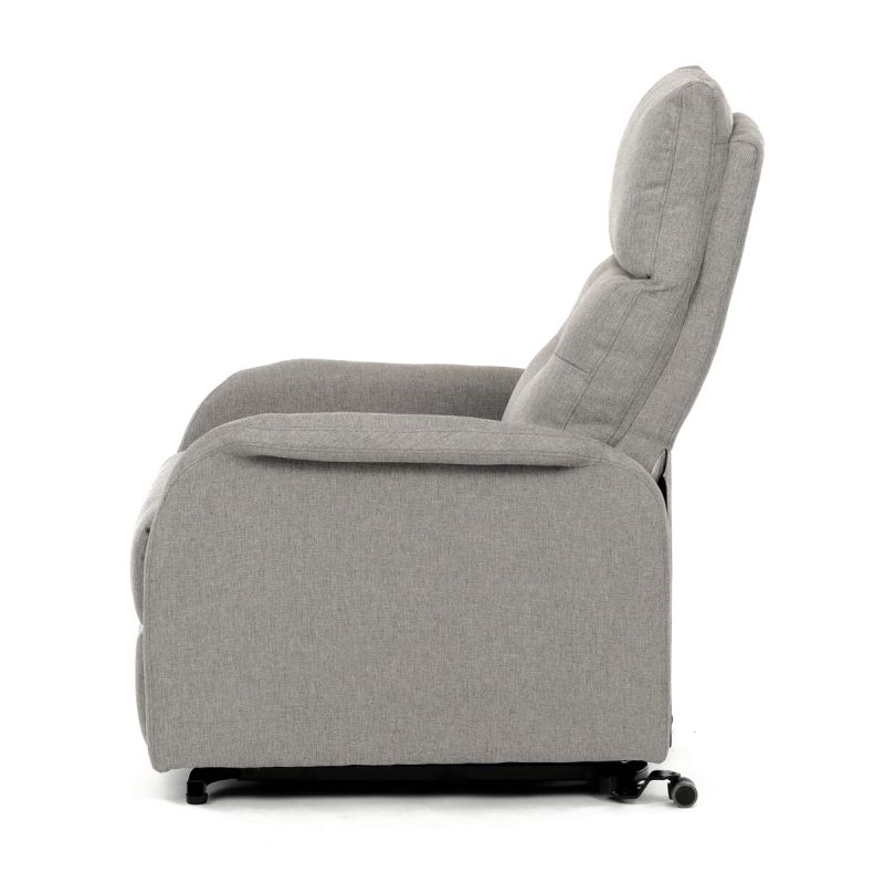 Elegantné elektrické polohovacie kreslo v krémovom prevedení