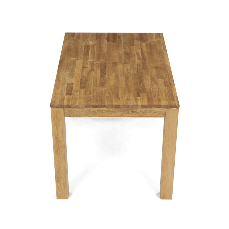 Jedálenský drevený stôl 120x80, masív dub biely, povrchová úprava olejom