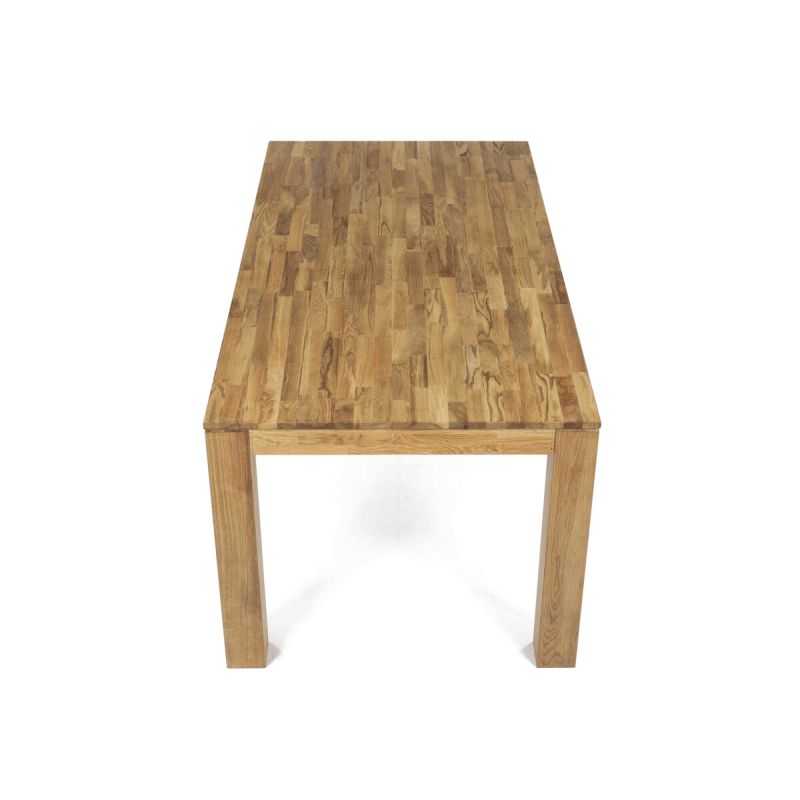 Jedálenský drevený stôl 180x90, masív dub biely, povrchová úprava olejom