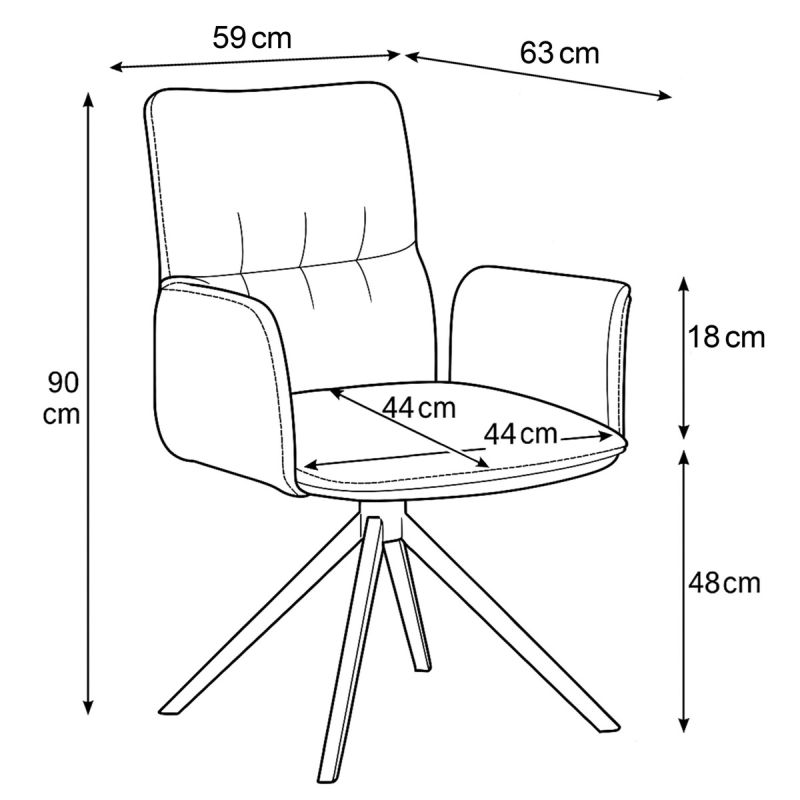 Elegantná jedálenská stolička strieborná látka, 360 ° vratný mechanizmus