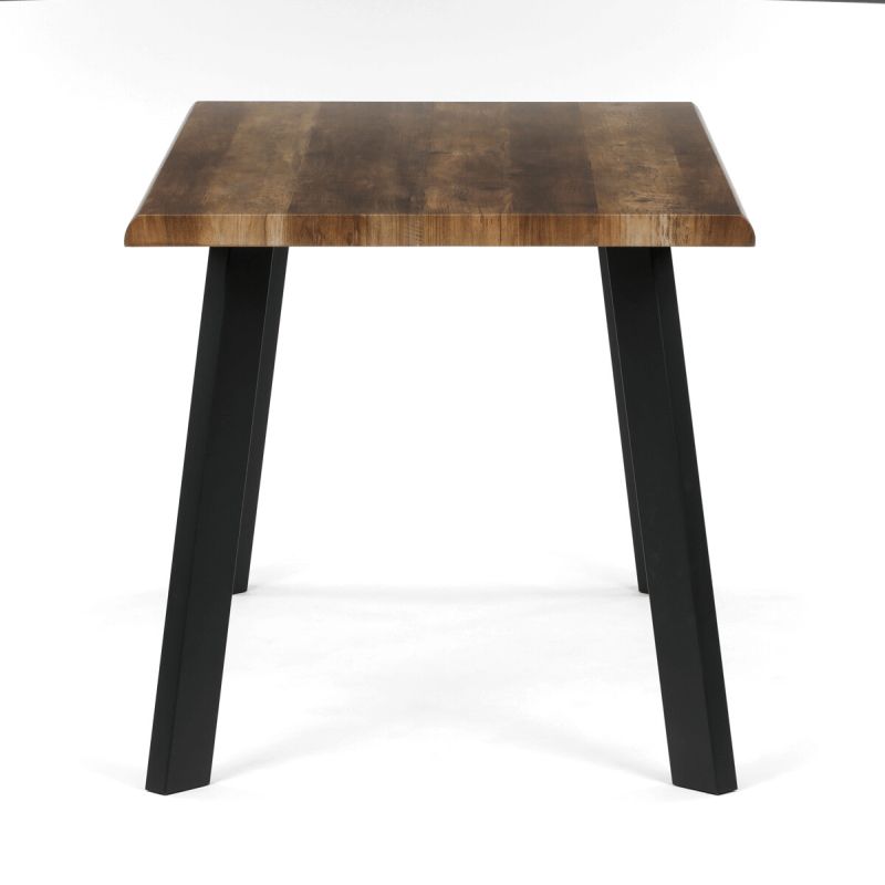 Moderný jedálenský stôl 140 × 80cm, old wood s kovovými nohami