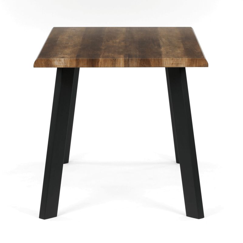 Moderný jedálenský stôl 140 × 80cm, old wood s kovovými nohami