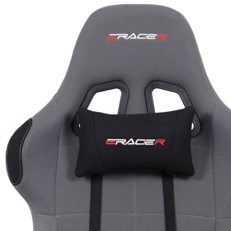 Obľúbené herné kreslo v sivej farbe