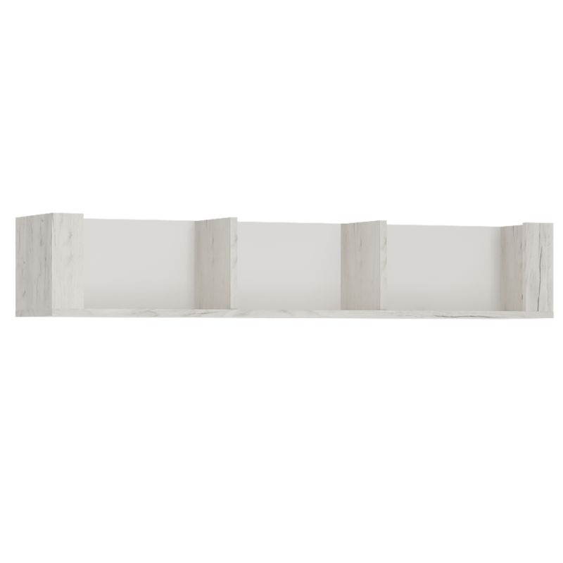 Polica typ 61, biela-craft
