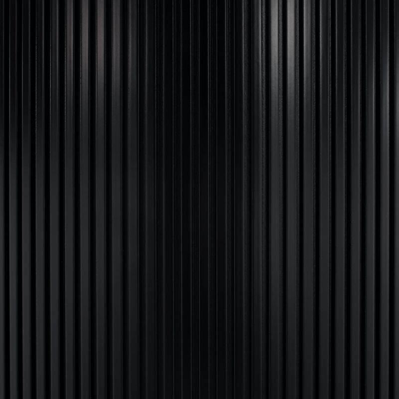 Jedálenský stôl, čierna MDF, priemer 120 cm