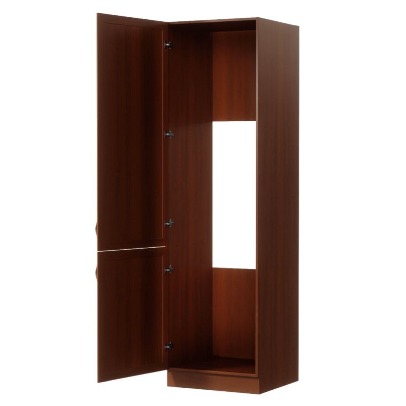 Skrinka na vstavanú chladničku D60ZL, ľavá, orech Milano, 2x dvierka