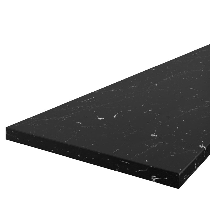 Horná rohová skrinka, orech okapi-čierna, 60x60 GN-90 2F, 2x dvierka
