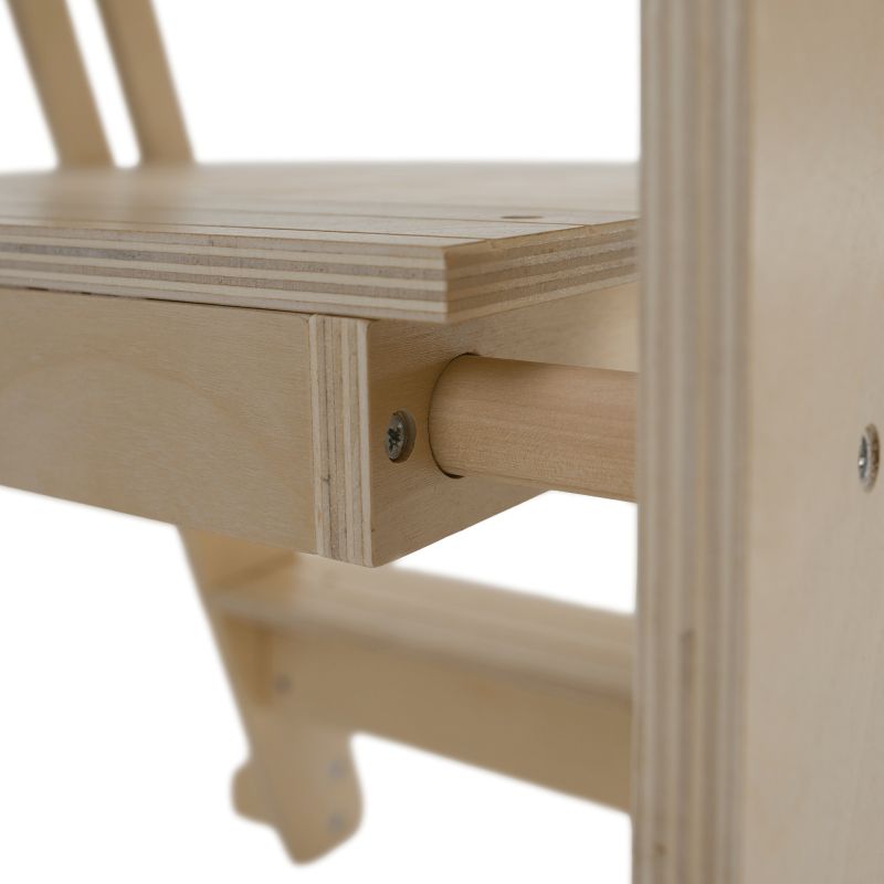 Montessori skladacia učiaca veža, prírodná