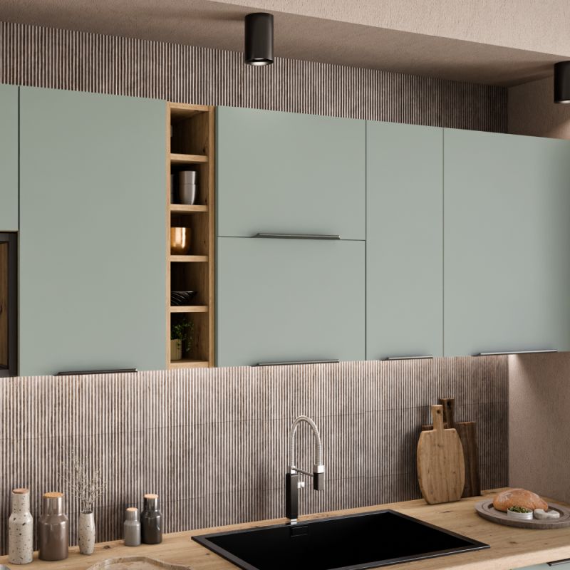 Dvierka na umývačku riadu 57 × 44 cm, aquamarine, dub artisan
