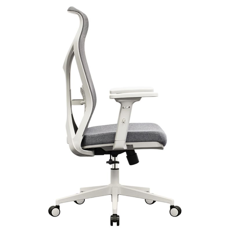 Ergonomické kancelárske kreslo sivé s nosnosťou 150 kg