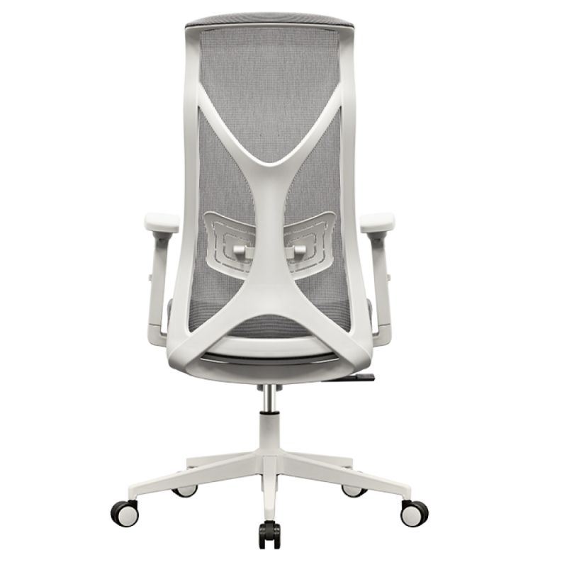 Ergonomické kancelárske kreslo sivé s nosnosťou 150 kg