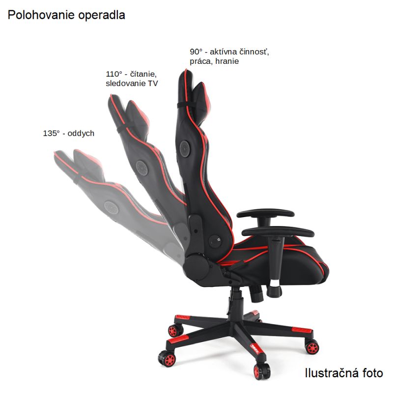 Kancelárske kreslo s podnožou v hnedom šate