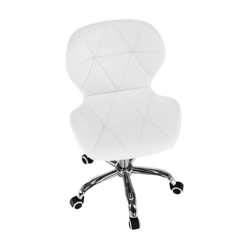 Elegantné kancelárske kreslo biele