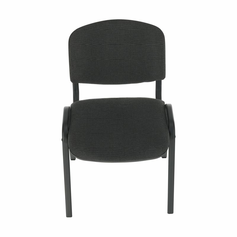 Kvalitná a pohodlná stolička s mäkkým sedením, sivá