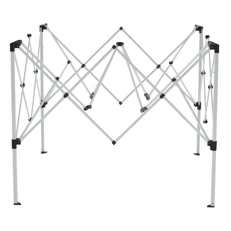 Nožnicový skladací záhradný pavilón-altánok, zelený, 2x2 m, TYP 1
