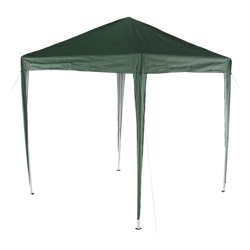 Nožnicový skladací záhradný pavilón-altánok, zelený, 2x2 m, TYP 1