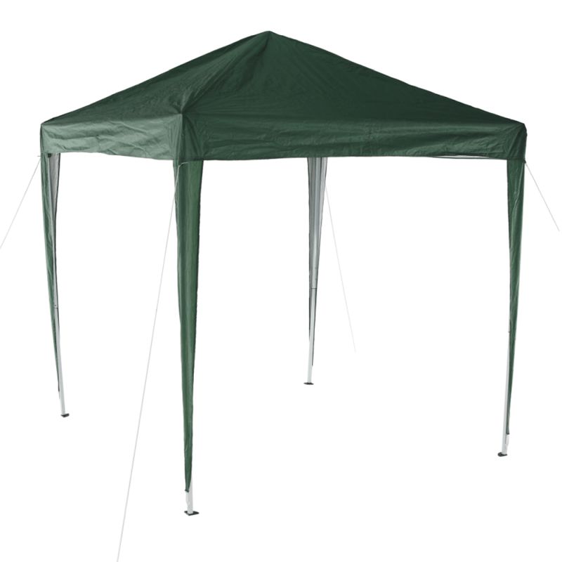 Nožnicový skladací záhradný pavilón-altánok, zelený, 2x2 m, TYP 1