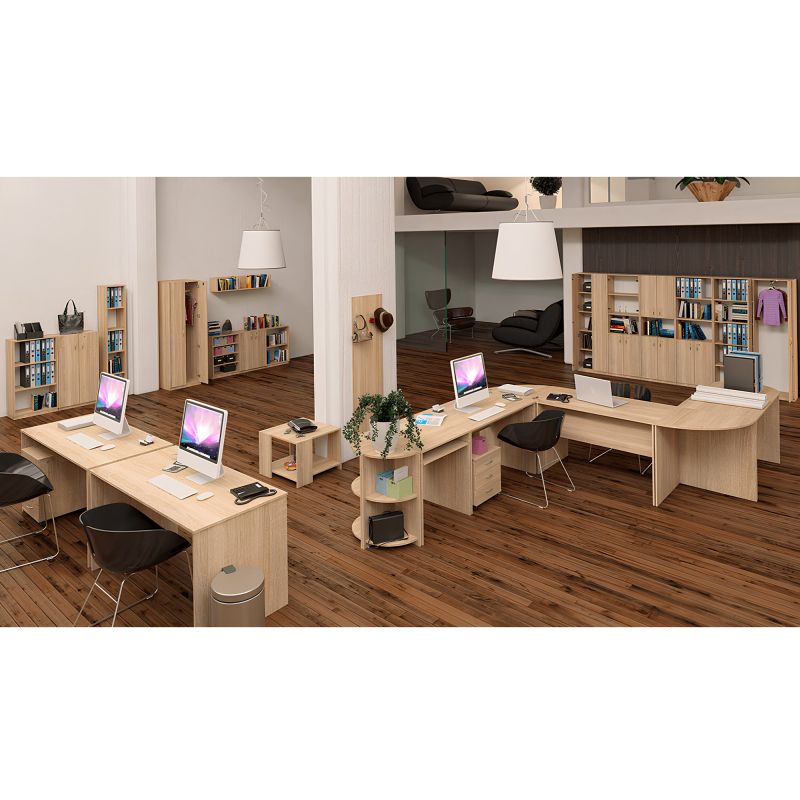 Klasický malý písací stôl s výsuvom, 70 cm, dub sonoma