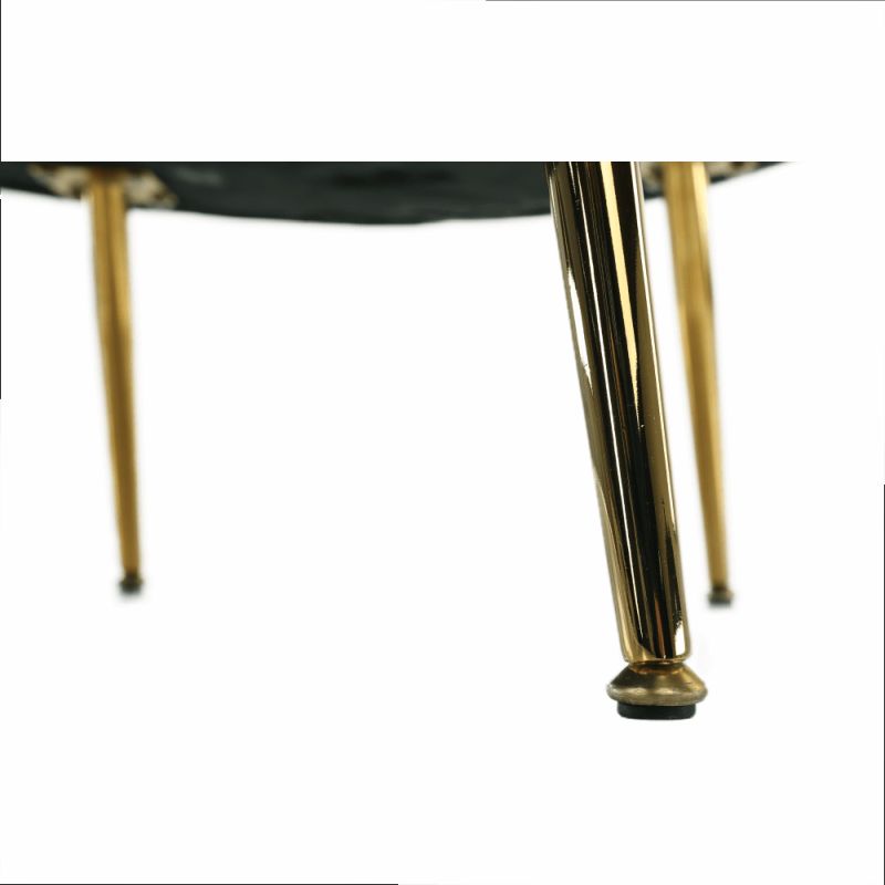 Kreslo v štýle Art-deco, smaragdová Velvet látka-gold chróm-zlatý