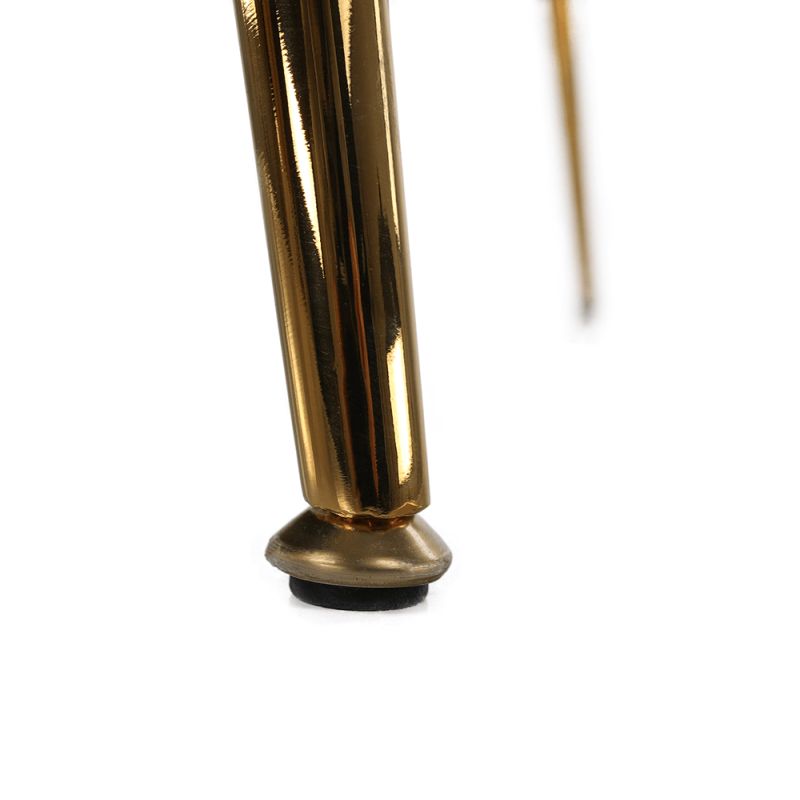 Lavica v štýle Art-deco, béžová Velvet látka-gold chróm-zlatý