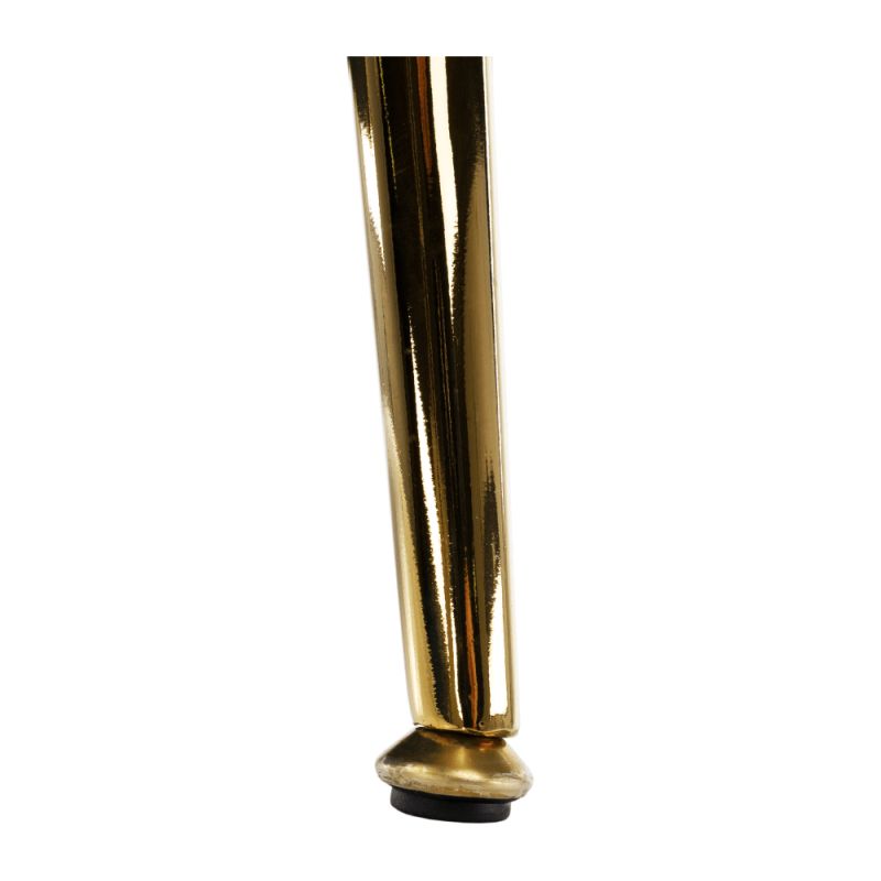 Lavica v štýle Art-deco, horčicová Velvet látka-gold chróm-zlatý