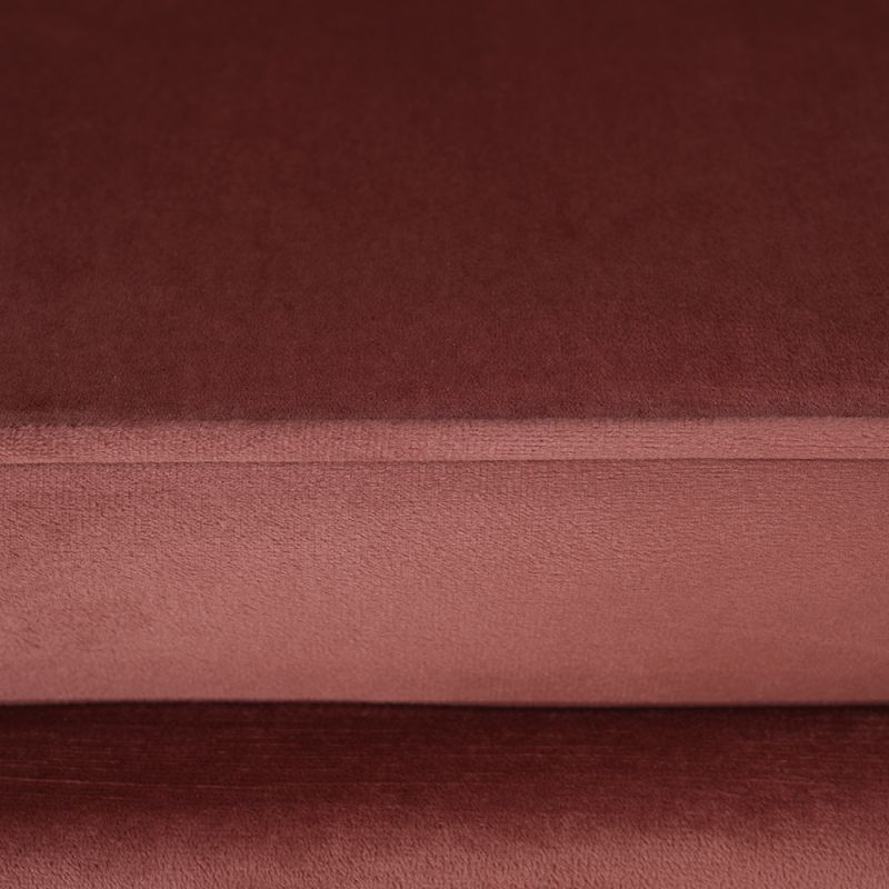 Lavica v štýle Art-deco, ružová Velvet látka-gold chróm-zlatý