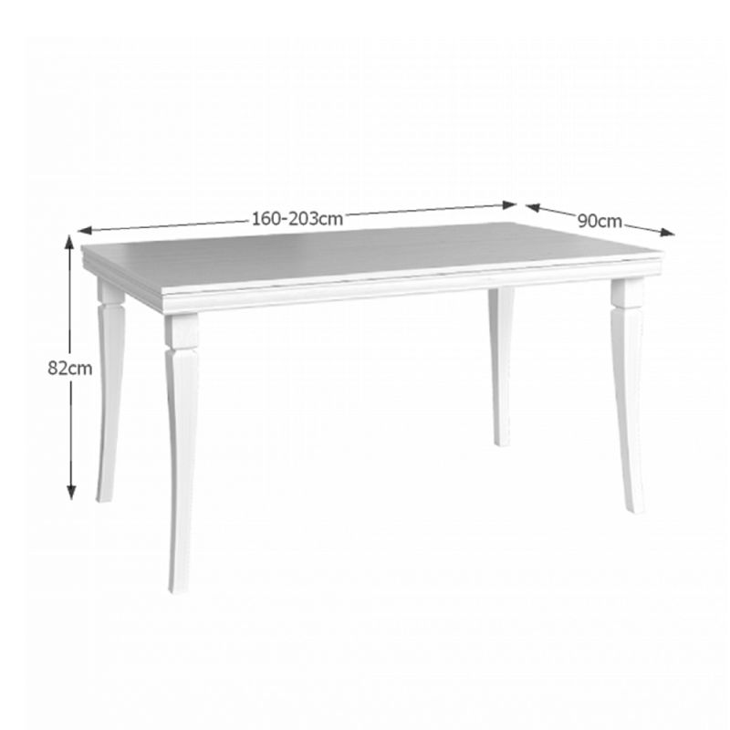Jedálenský stôl, sosna andersen, rozkladací