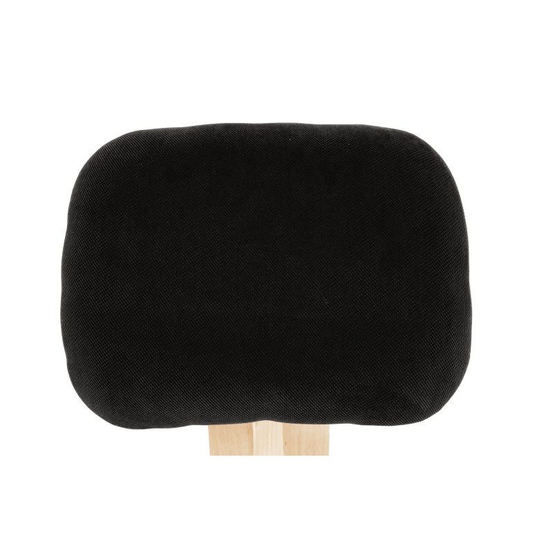 Moderná a ergonomická kľakačka, čierna-buk