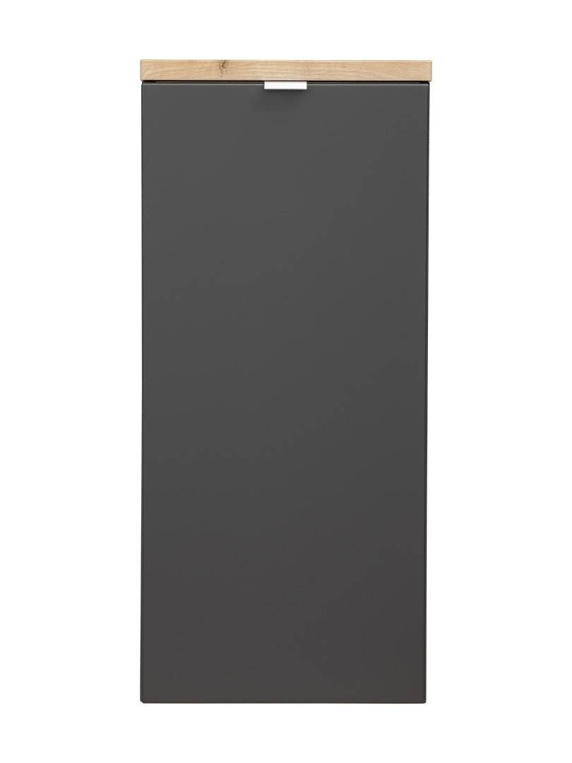 Skrinka do kúpeľne 811 dub craft/čierny mat