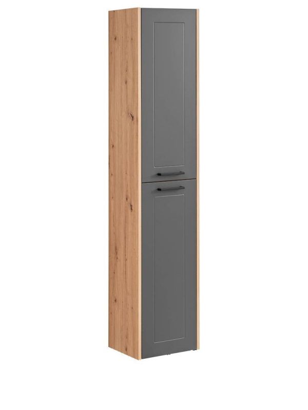 Skrinka do kúpeľne 800 graphite/artisan oak