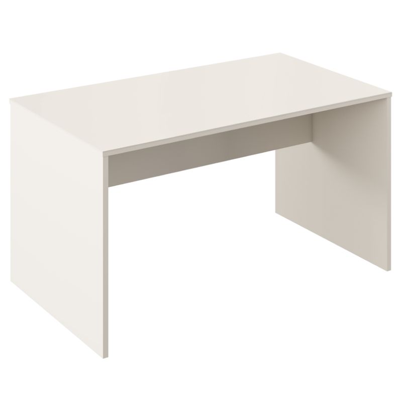 Moderný PC stôl z kvalitnej DTD, kašmír, 140cm