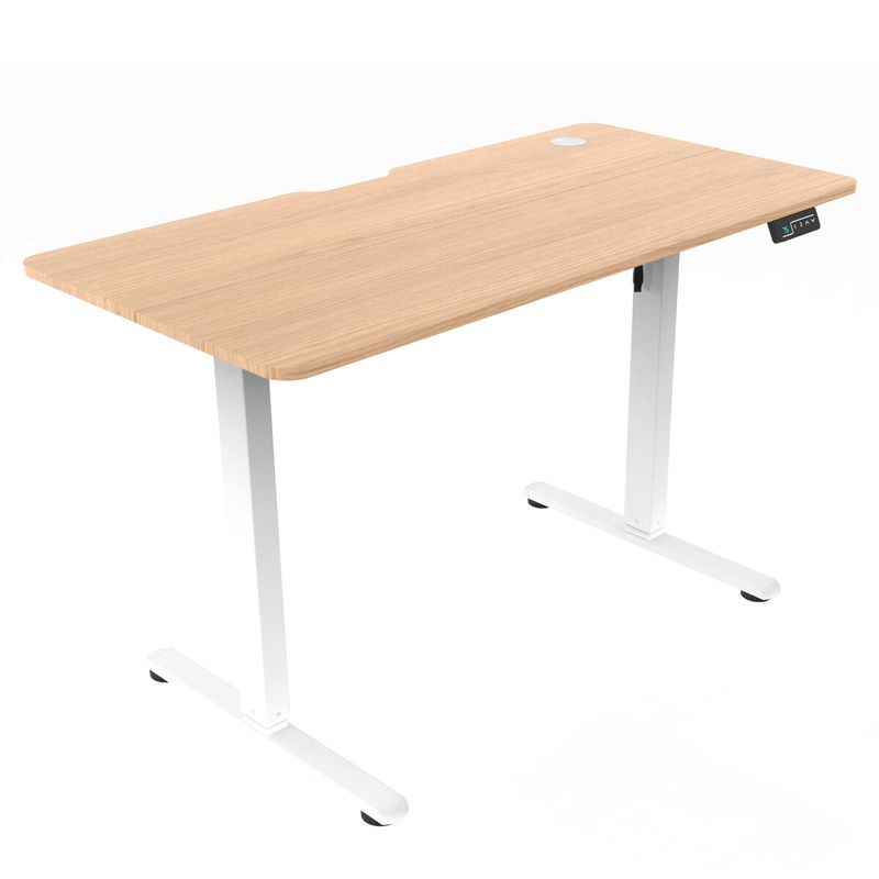 Ergonomický stôl s reguláciou výšky 120x60, melamín, dub