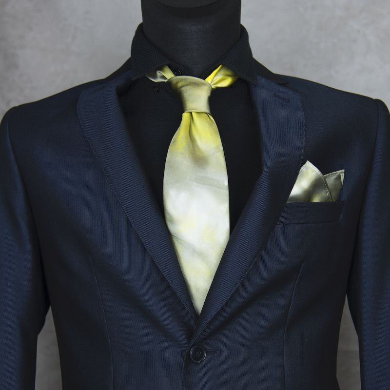 Hodvábna kravata + vreckovka LIMITED_14