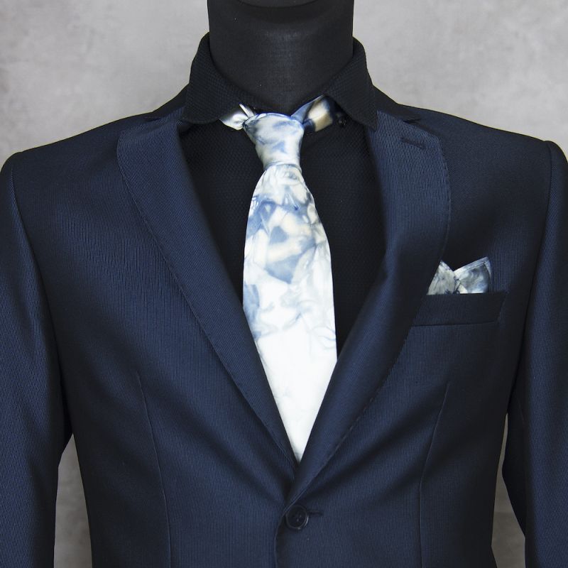 Hodvábna kravata + vreckovka LIMITED_27