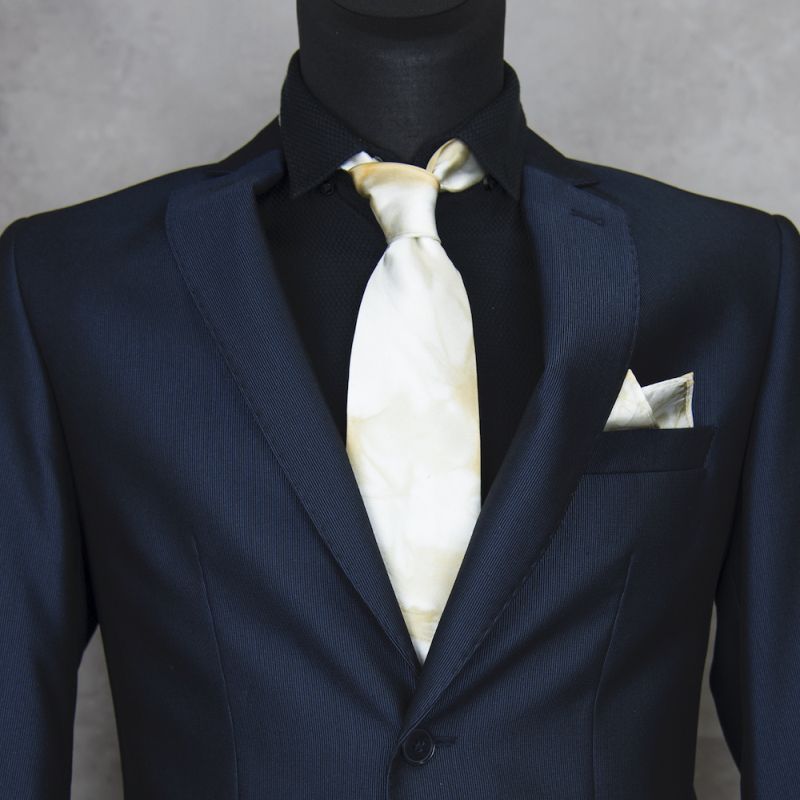 Hodvábna kravata + vreckovka LIMITED_30