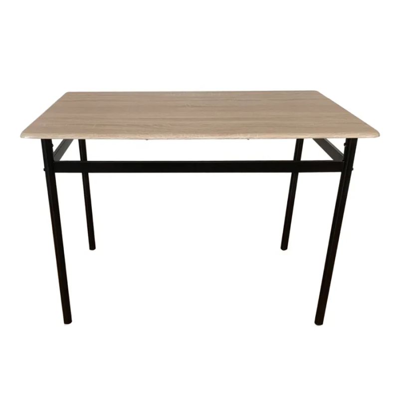 Jedálenský set 1+4, dub sonoma-čierna-hnedá