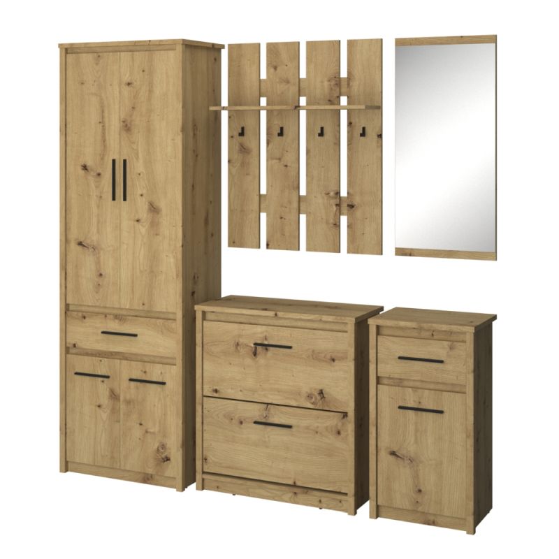 Vešiaková stena 80, dub artisan