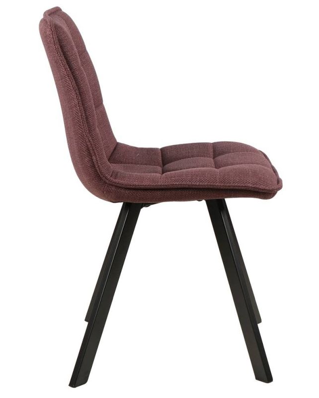 Štýlová jedálenská stolička, čierna-bjorn červená 99