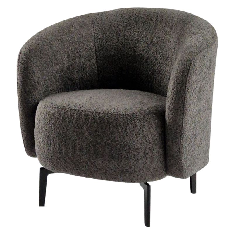 Celočalúnené kreslo vo farebnom prevedení sivohnedá Taupe